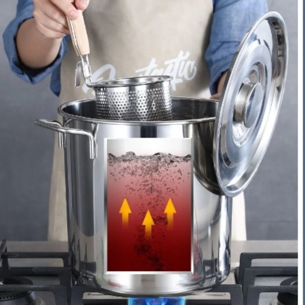 10L Stockpot with Lid Cookware V54267