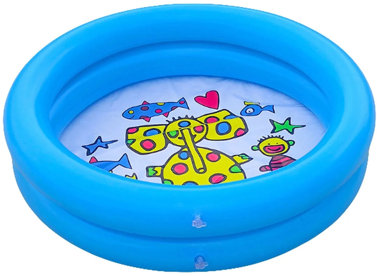 Inflatable PVC 2 Rings Kids Swimming Pool S943