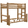 Left Log Bunk Bed Rustic Natural Cedar C725191