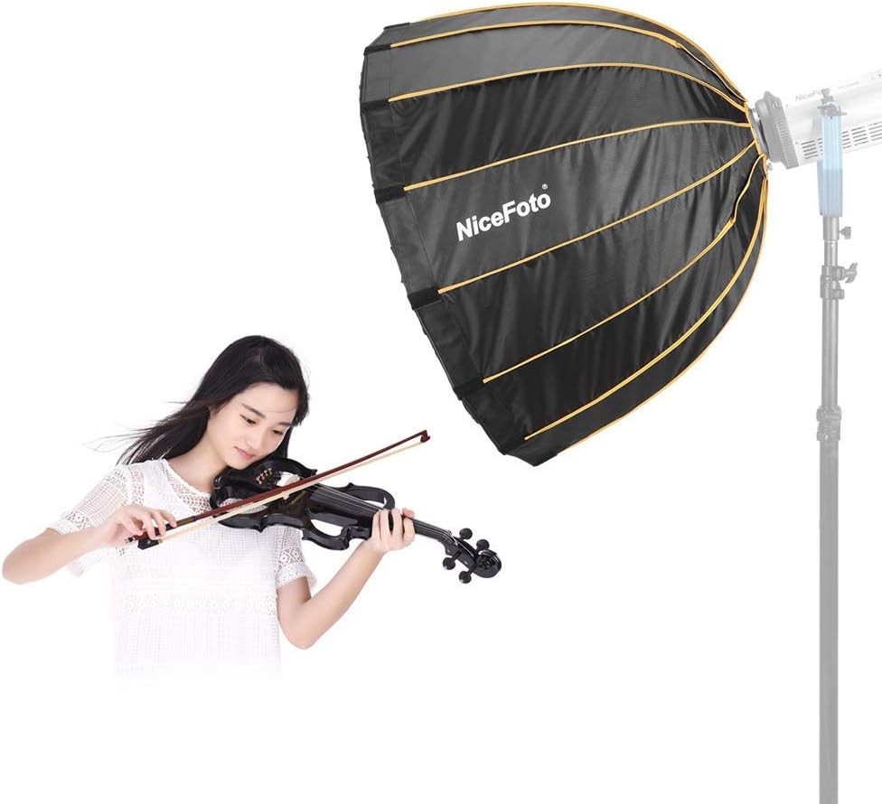 35inch/90cm Folding Deep Parabolic Umbrella Softbox with Grid Carry Bag S15355