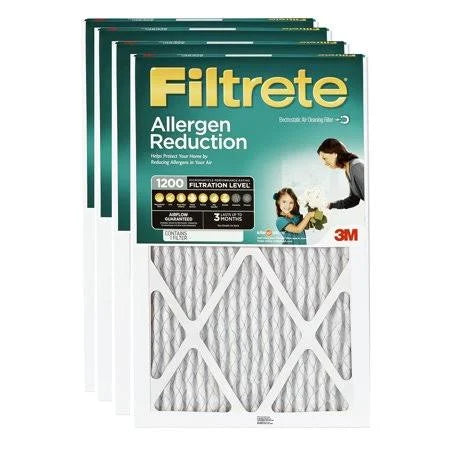 14x24x1 Allergen Reduction HVAC Furnace Air Filter, Pack of 4 Z996