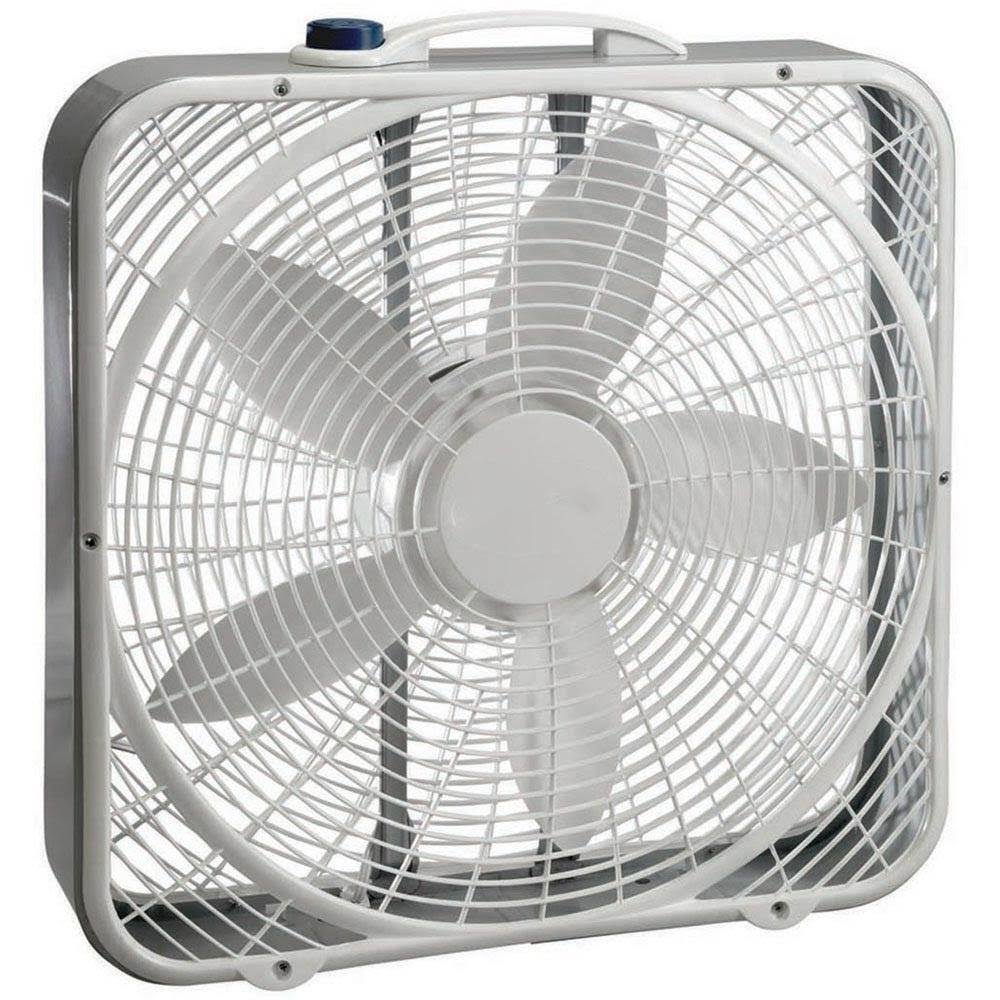 20x22 Steel Box Fan with 3 Speed Settings and Easy Carry Handle, 4 Pack M496938