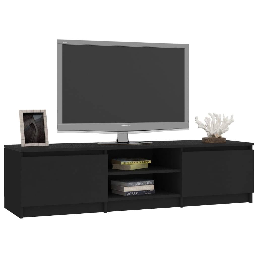 White and Sonoma Oak TV Cabinet Chipboard G2048