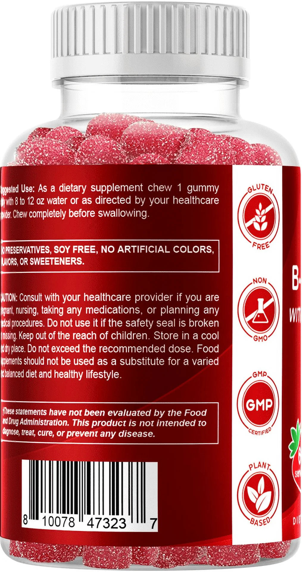 Vitamin B Complex Gummies with Vitamin C & Inositol G26094