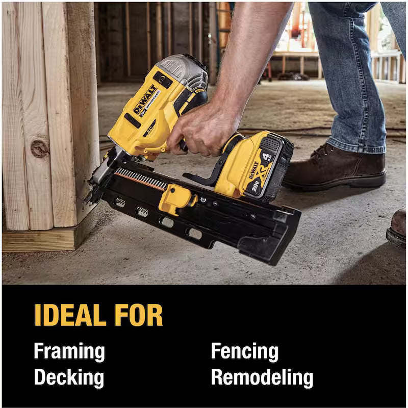 20V MAX Cordless Brushless Framing Nailer with Battery and Charger B712176