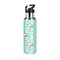 Green Stainless Steel Vacuum Insulated Water Bottle 20 OZ Y694