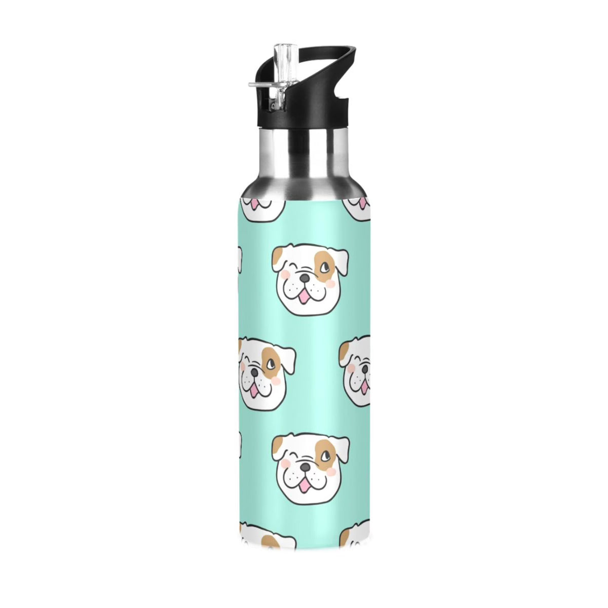 Green Stainless Steel Vacuum Insulated Water Bottle 20 OZ Y694
