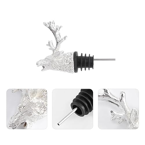 Stag Head Wine Pourer Decanter Aerator and Stopper E2413