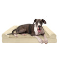 Clay Plush Suede Memory Foam Dog Bed I99274