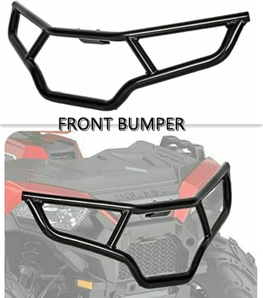 ATV Front and Rear Brush Bumper Protector, 2pcs Q7321