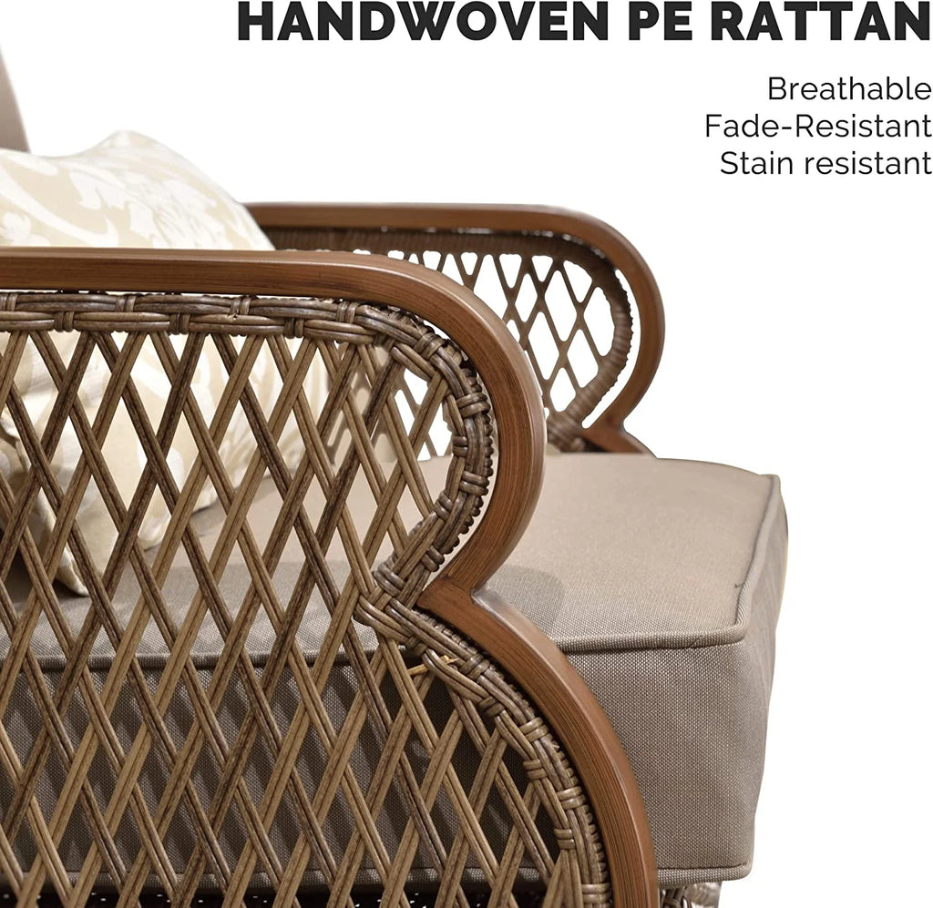 11-Piece All-Weather Rattan Patio Furniture Set Q3299