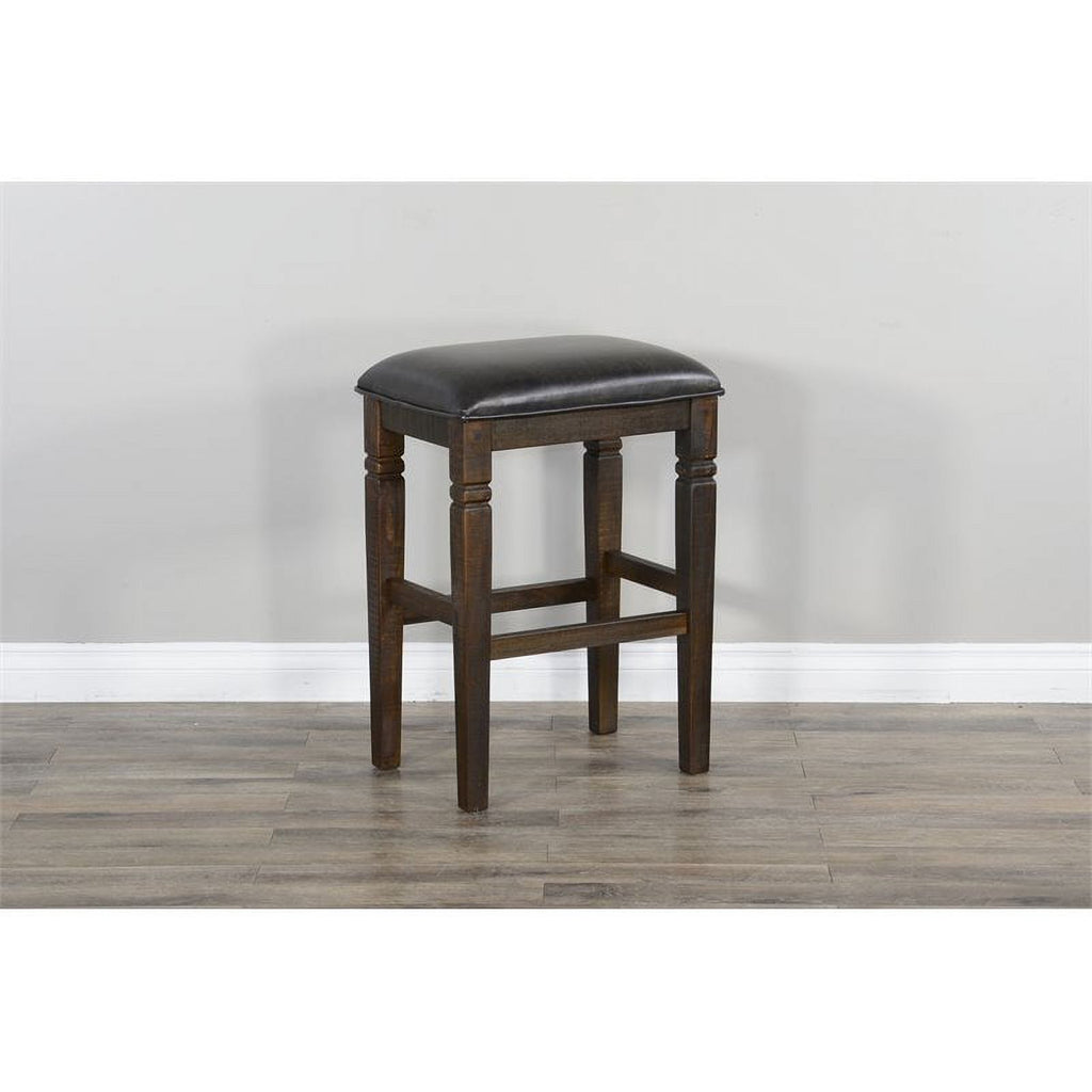 Tobacco Leaf Wood Stool C5432