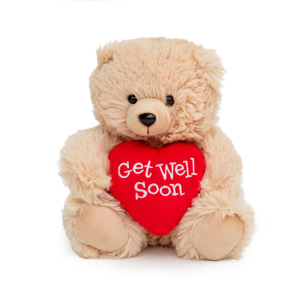 Get Well Soon Teddy Bear with Red Heart P6308