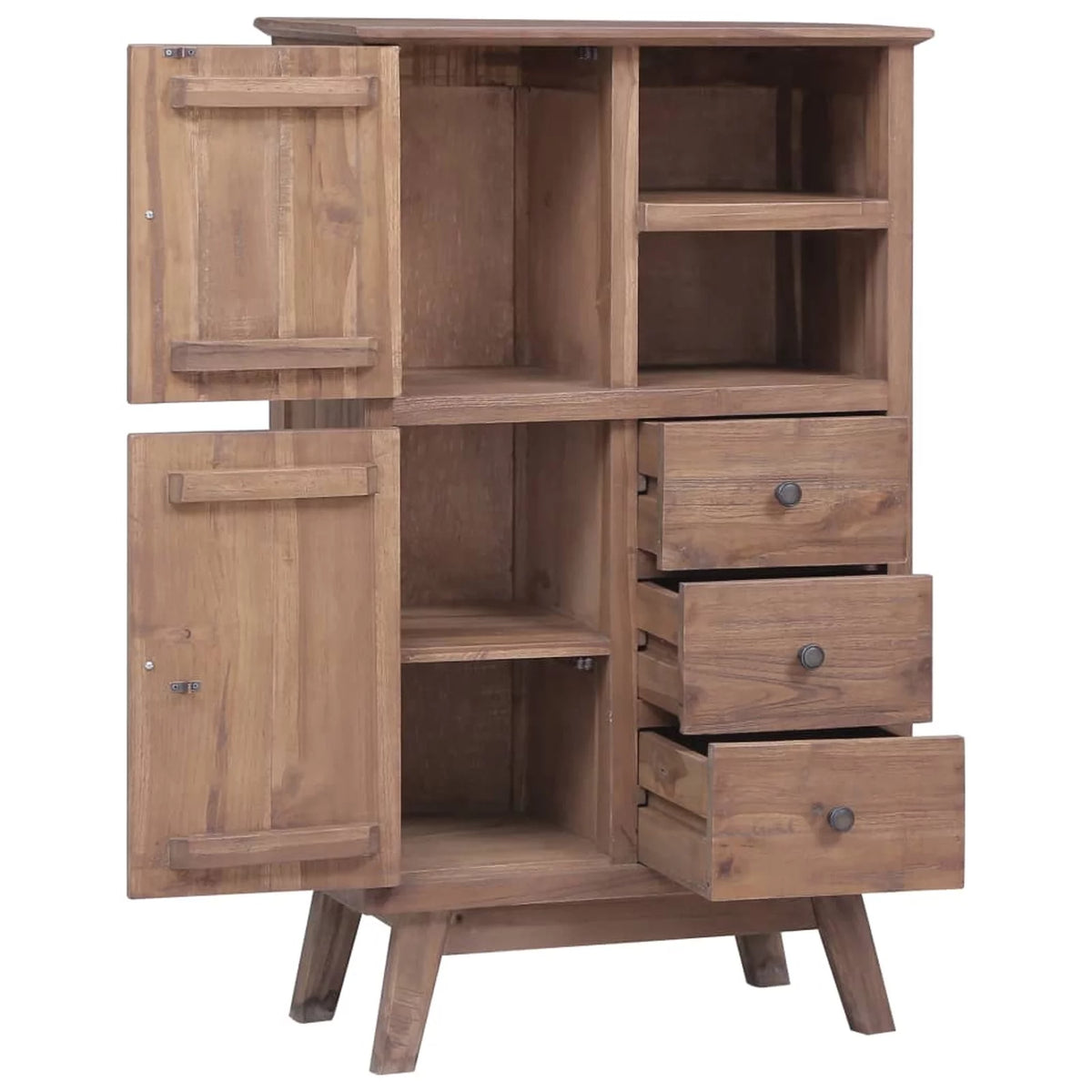 Solid Teak Wood Highboard J24372