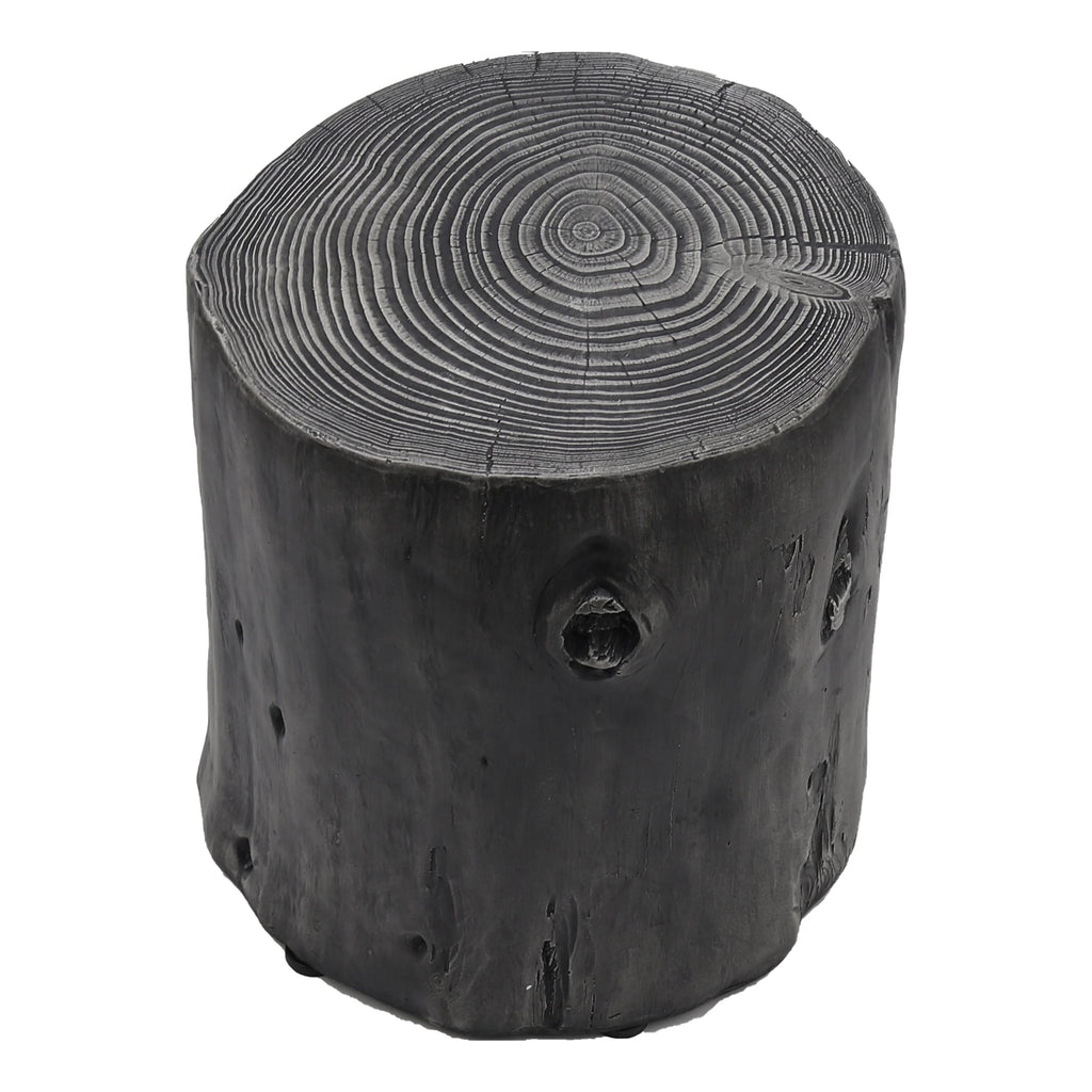 Faux Wood Round Side Table P3300