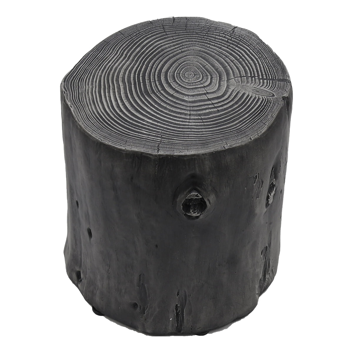 Faux Wood Round Side Table P3300