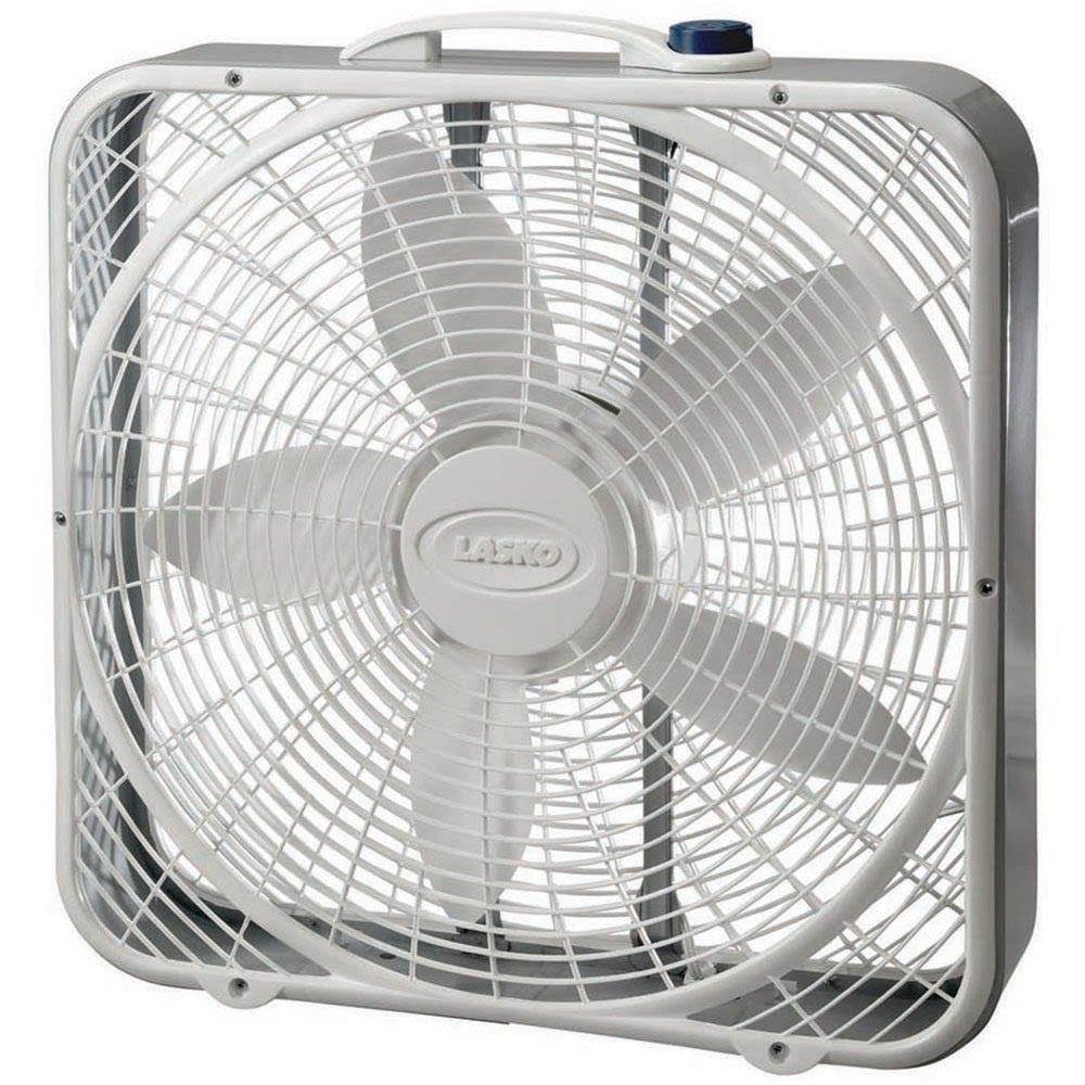 20x22 Steel Box Fan with 3 Speed Settings and Easy Carry Handle, 4 Pack M496938