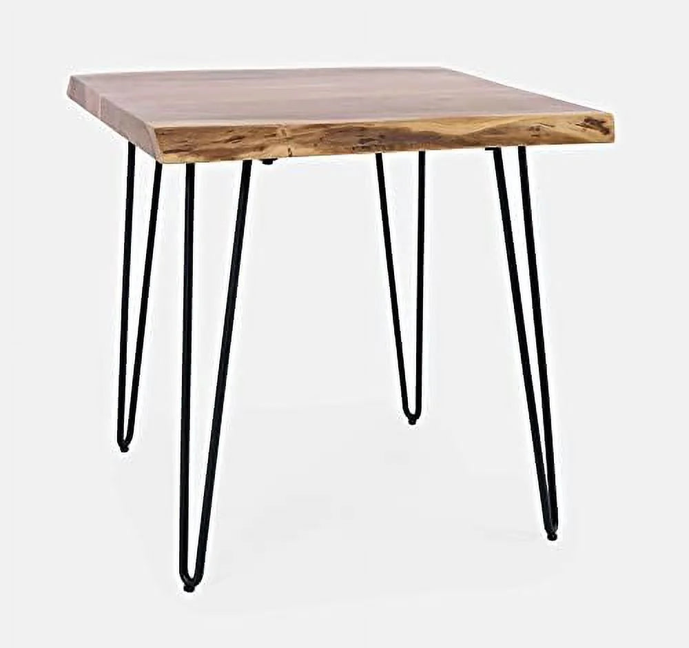Solid Acacia Square End Table L3484