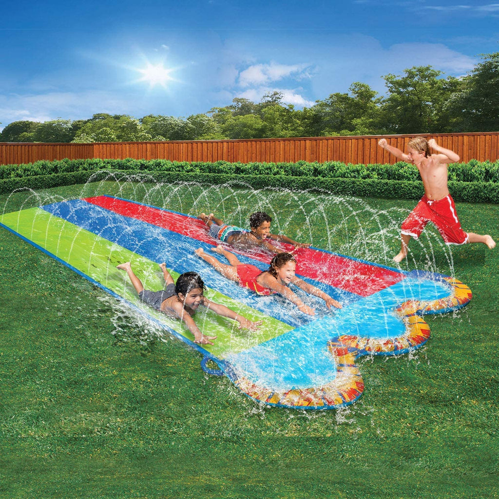 16 Ft Water Slide with 3 Bodyboards N613916