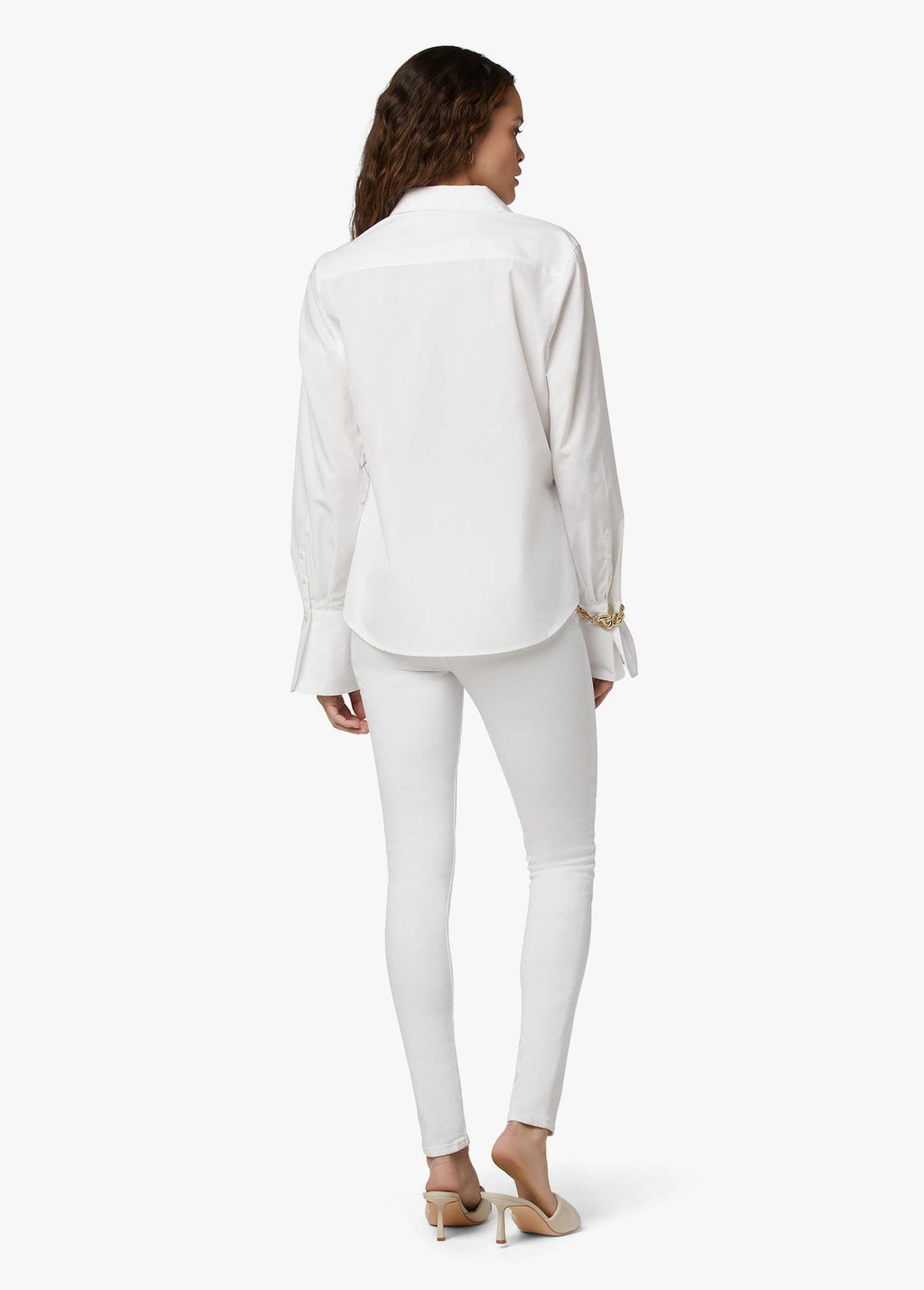 White High Rise Skinny Jeans F13683