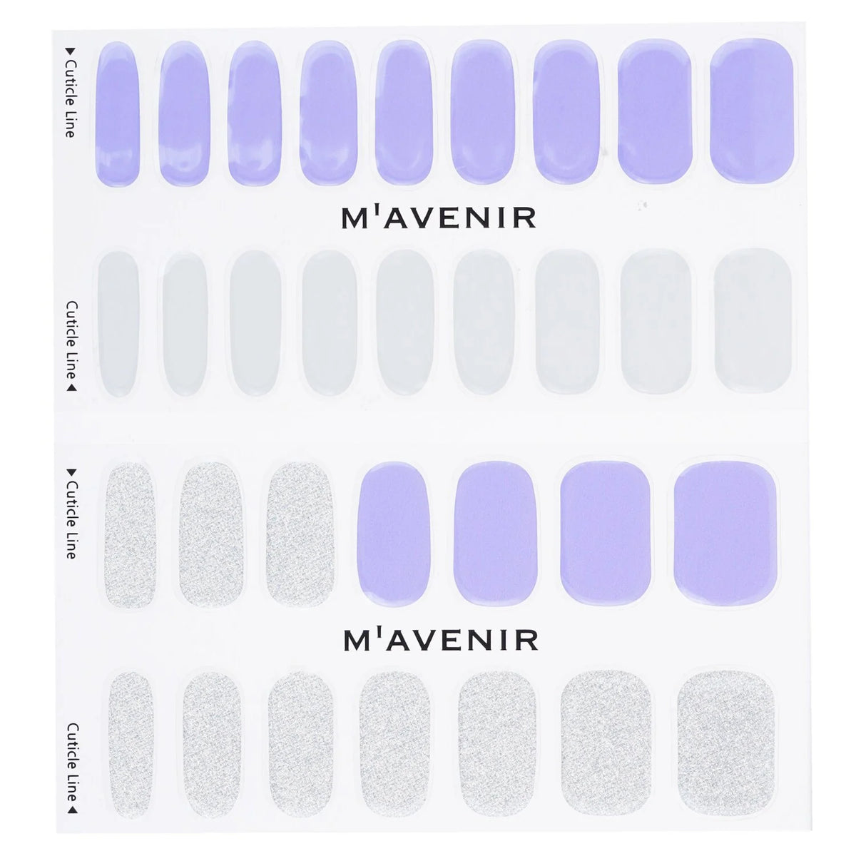 Purple Nail Sticker 32pcs R231274
