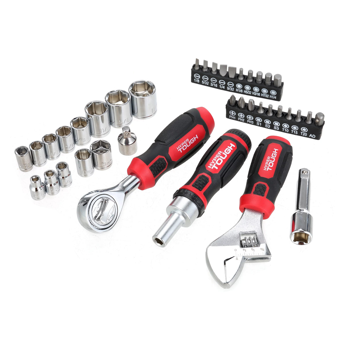 38 Piece Stubby Wrench and Socket Set Q322571