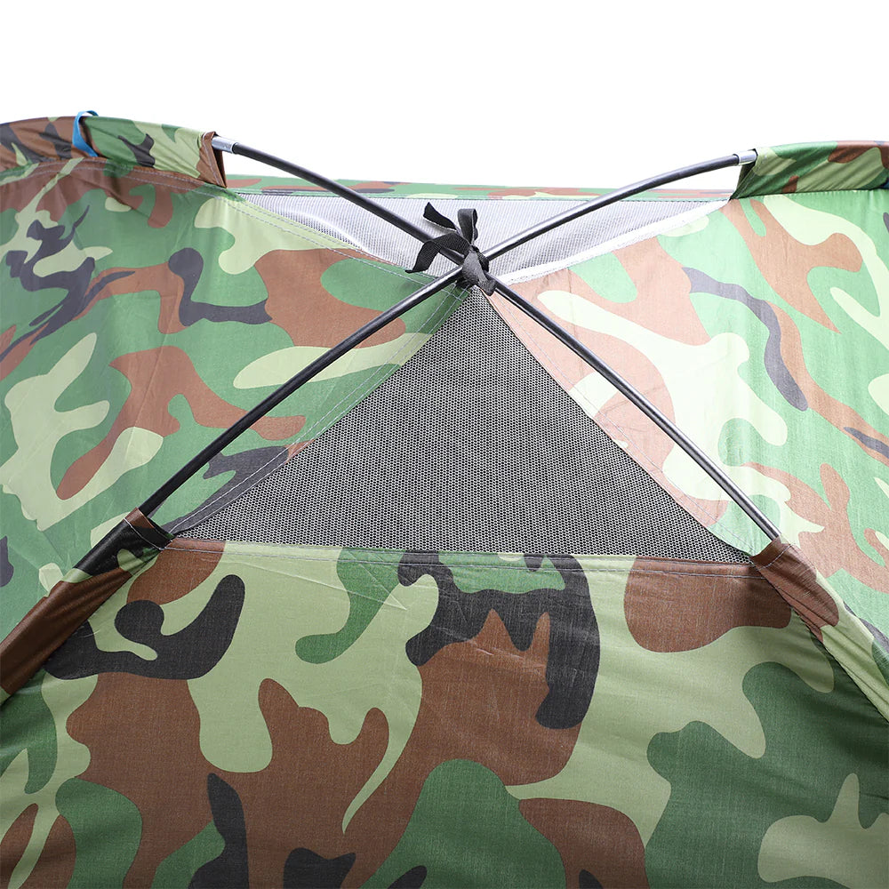 3-4 Person Camouflage Camping Tent with Carrying Bag K69693