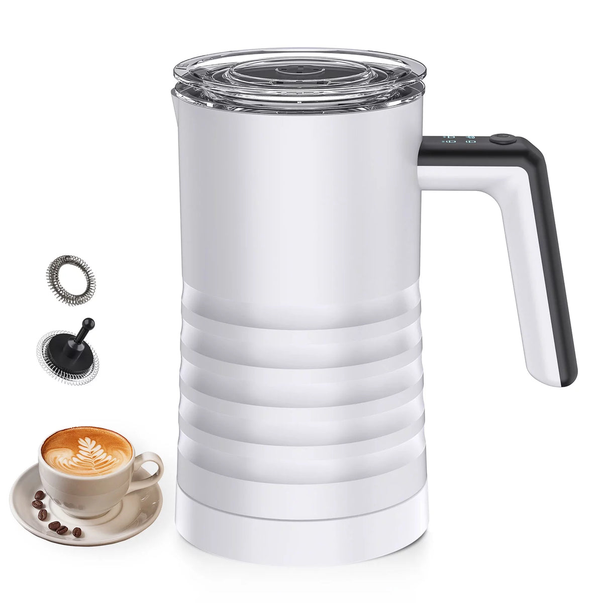 4 in 1 Non-Stick Stainless Steel Electric Milk Frother and Steamer A1532