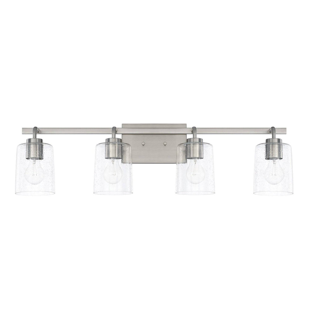 4 Light Brushed Nickel Vanity C671