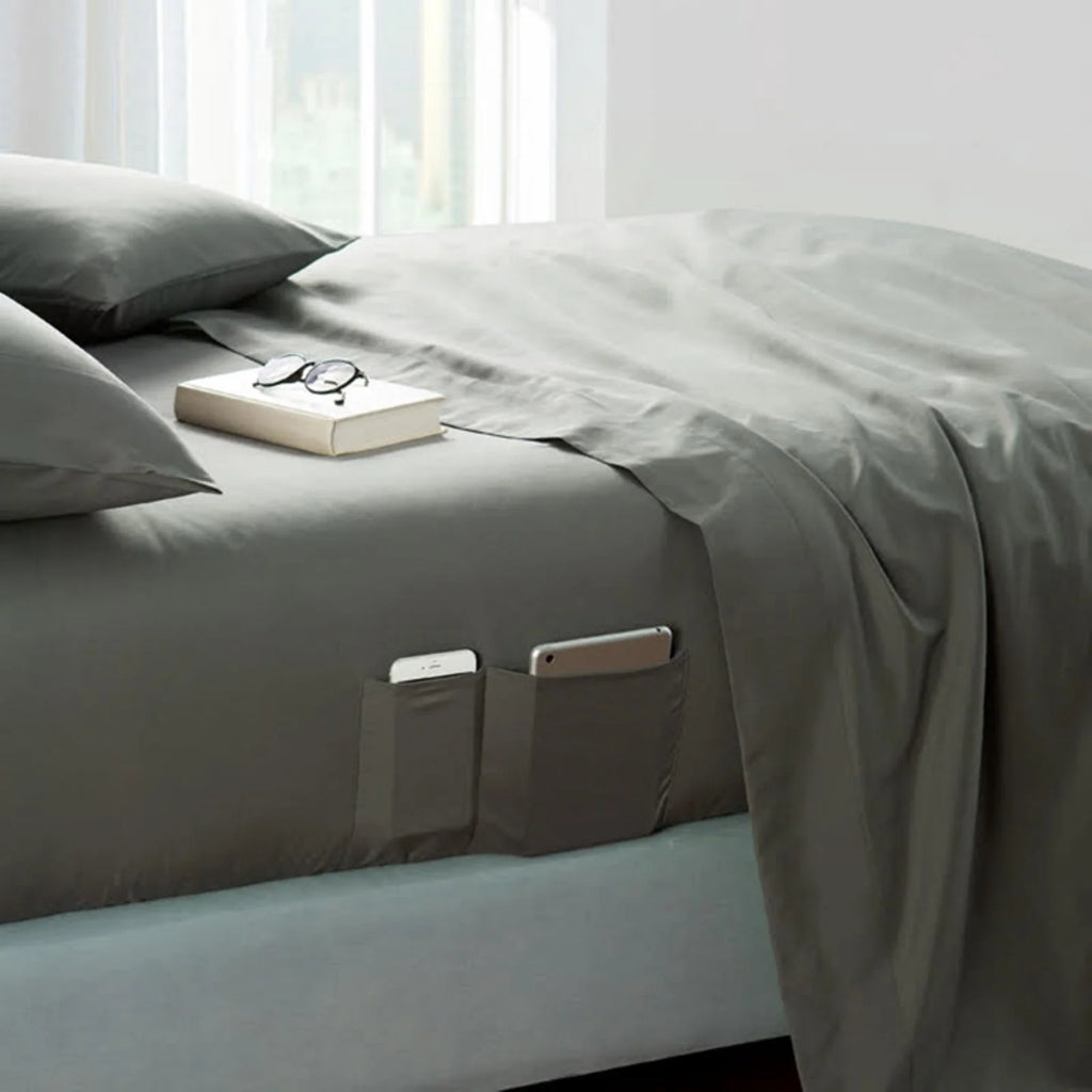 Supersoft Nightfall Navy Bedside Pocket Sheet Set R7205