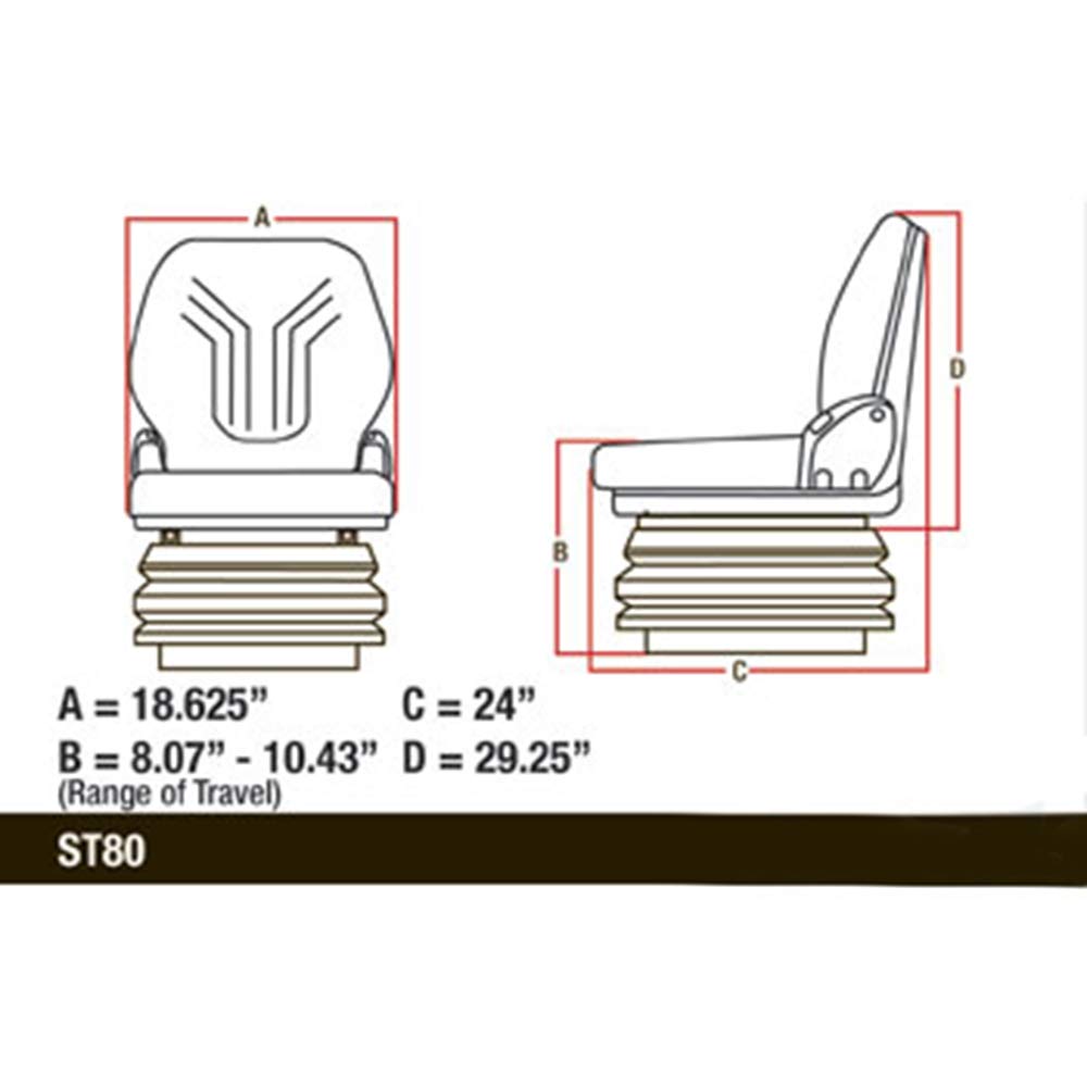 Mechanical Suspension Seat W755186
