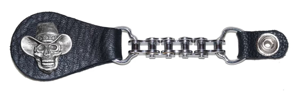 Cowboy Skull Bike Chain Vest Set O7321