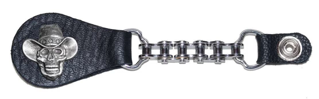 Cowboy Skull Bike Chain Vest Set O7321