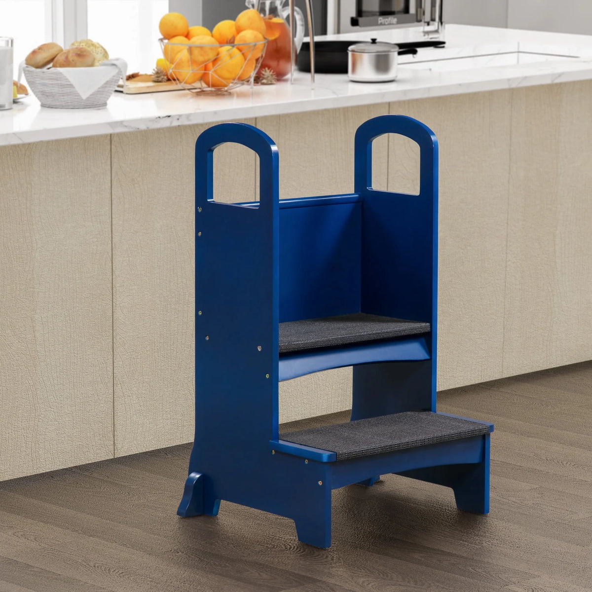 Espresso Wooden Kids Step Stool F887047