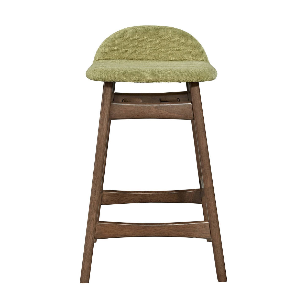 2pc Counter Height Barstool Green U297