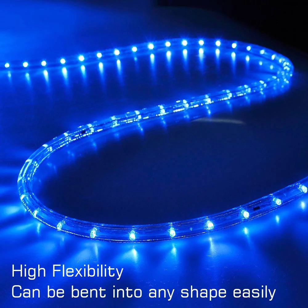 150Ft Blue Waterproof Rope Light J531696