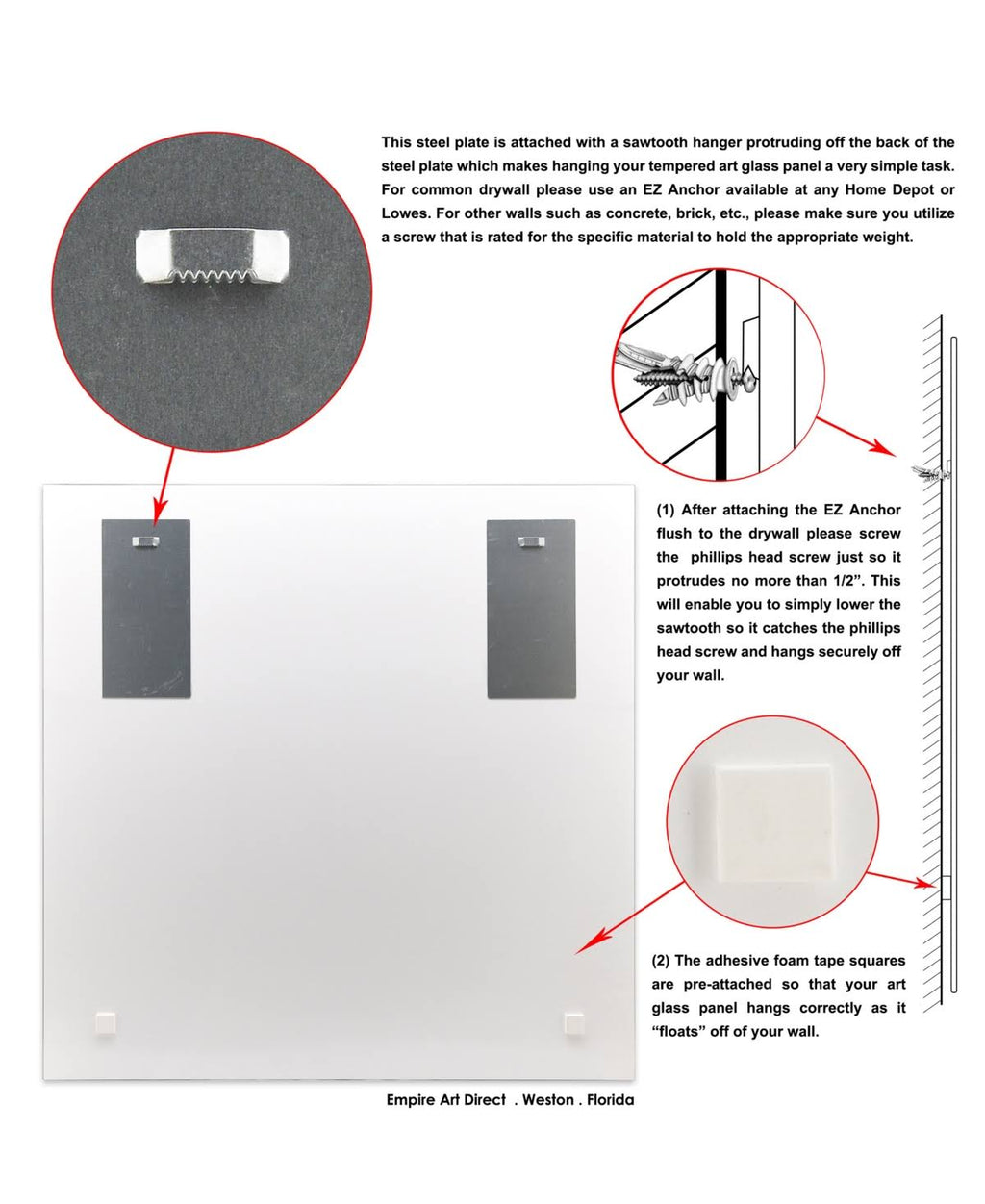 Frameless Tempered Glass Graphic Art O5141