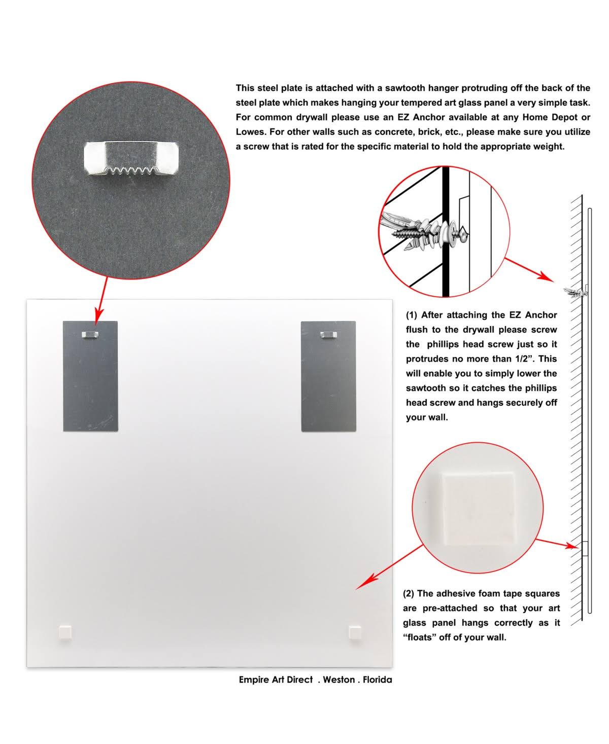 Frameless Tempered Glass Graphic Art O5141