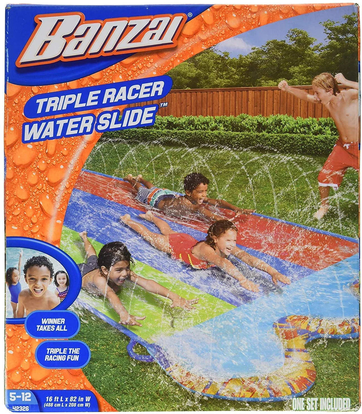16 Ft Water Slide with 3 Bodyboards N613916