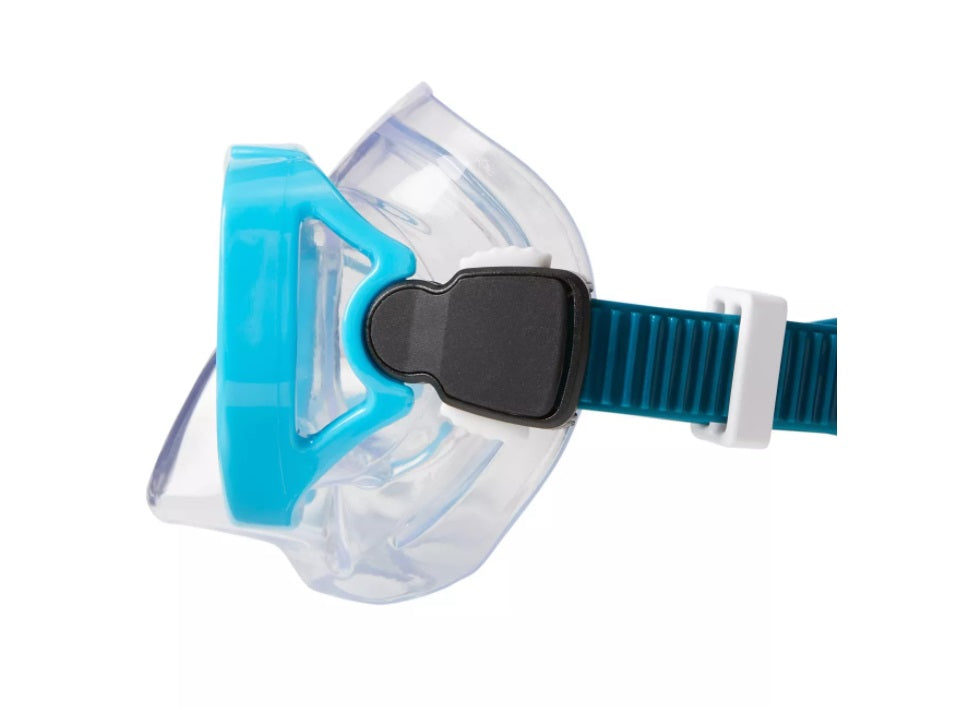 Kids' Mask & Snorkel Set - Blue/Atoll J393093