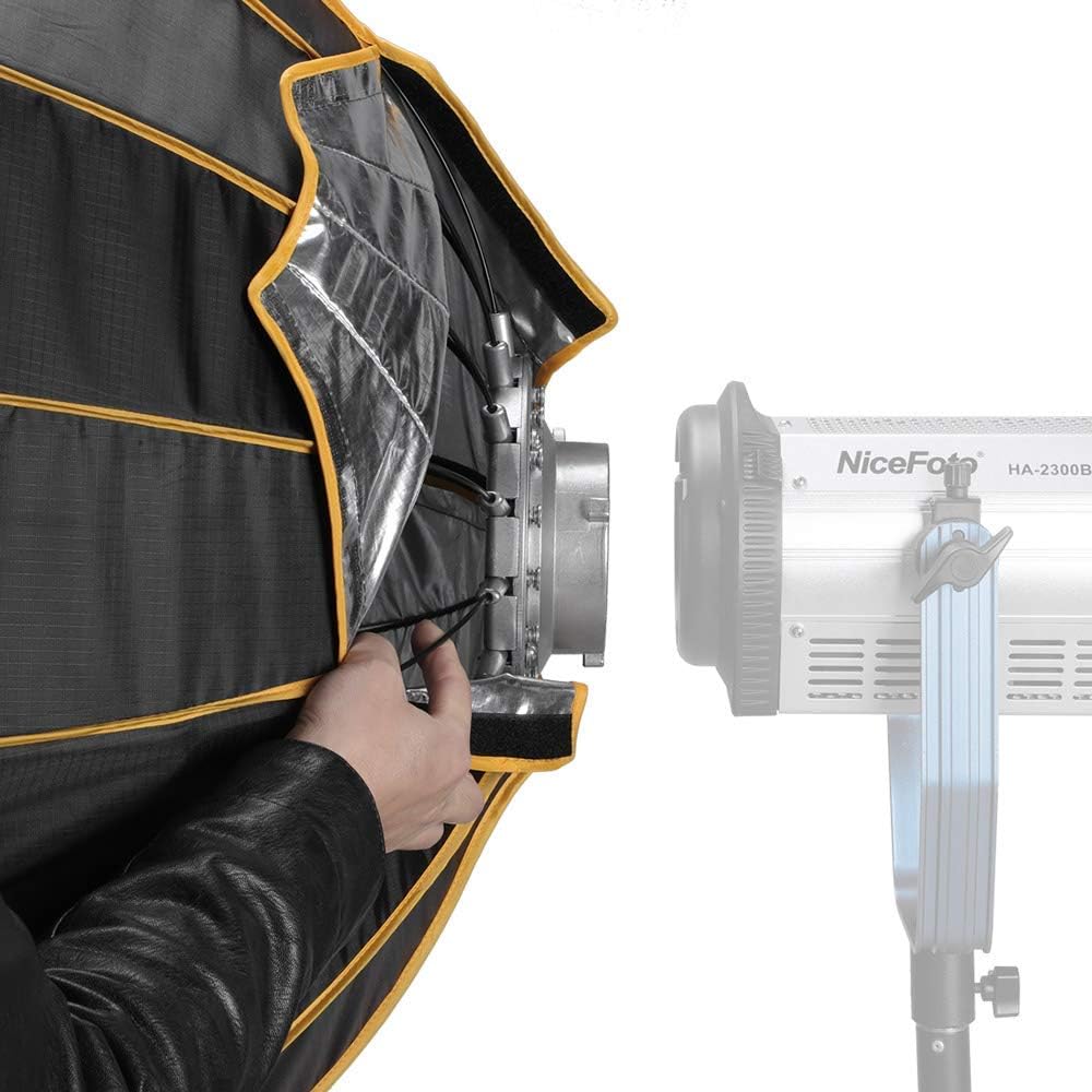 35inch/90cm Folding Deep Parabolic Umbrella Softbox with Grid Carry Bag S15355