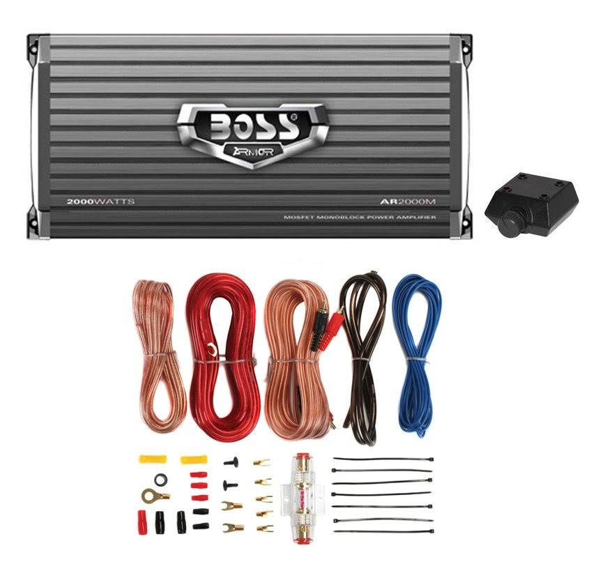 2000W Mono Car Audio Amplifier with Amp Wire U642840