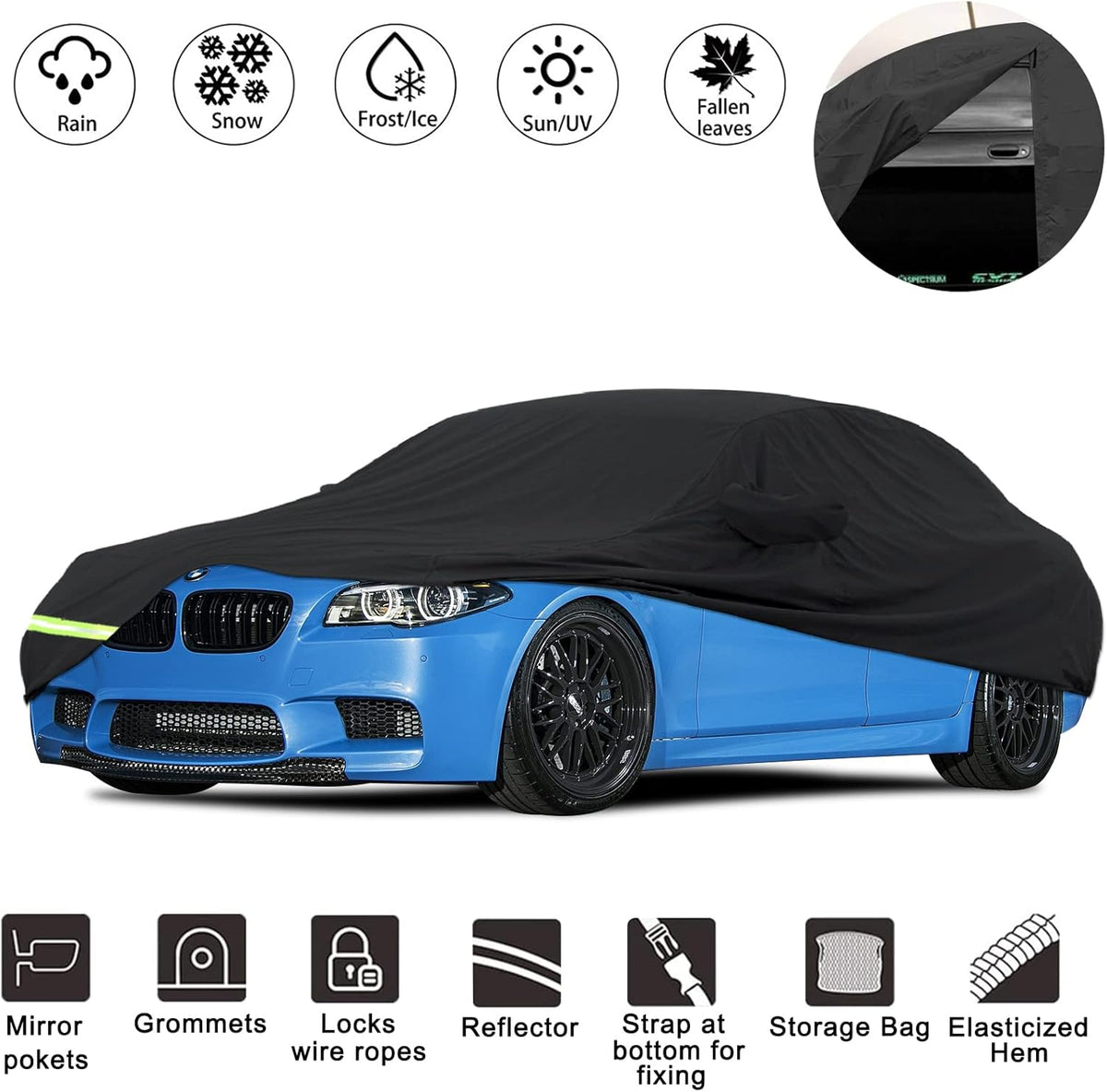 Waterproof Custom Fit Car Covers Pack of 2 U76190