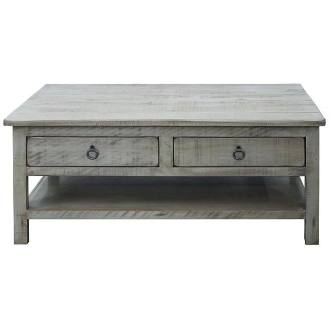Rustic Coffee Table with 2 Drawers K711958